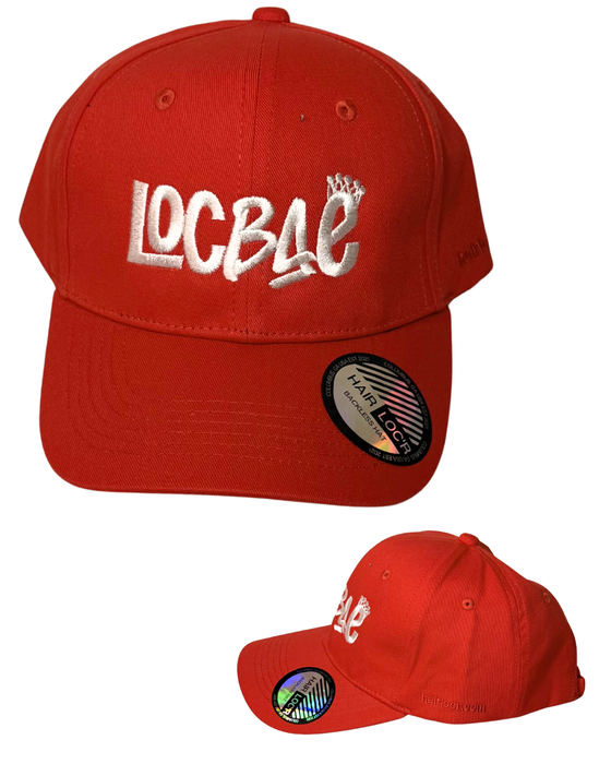 RED & WHITE LOCBAE FULL HAT