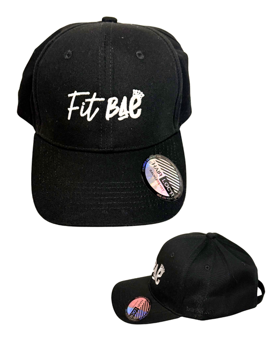 BLACK & WHITE FITBAE FULL HAT