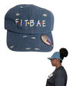 FITBAE DENIM COLORFUL BACKLESS HAT
