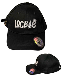  BLACK & WHITE LOCBAE FULL HAT