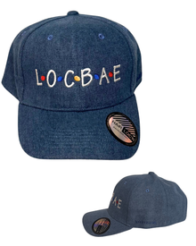  DENIM COLORFUL LOCABE FULL HAT