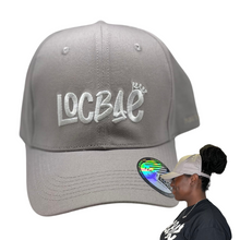  GRAY LOCBAE™ LARGE Satin-Lined Backless Hat