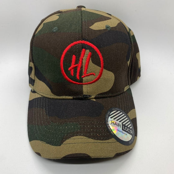 "HL" Logo Camo LARGE Backless Hat